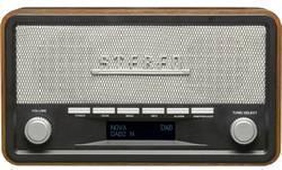 Denver DAB-18 - Retro DAB+ radio met Bluetooth - Hout