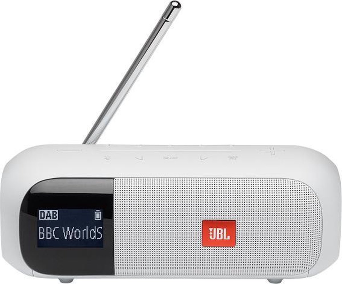 JBL Tuner 2 - Draagbare DAB+ radio met Bluetooth - Wit