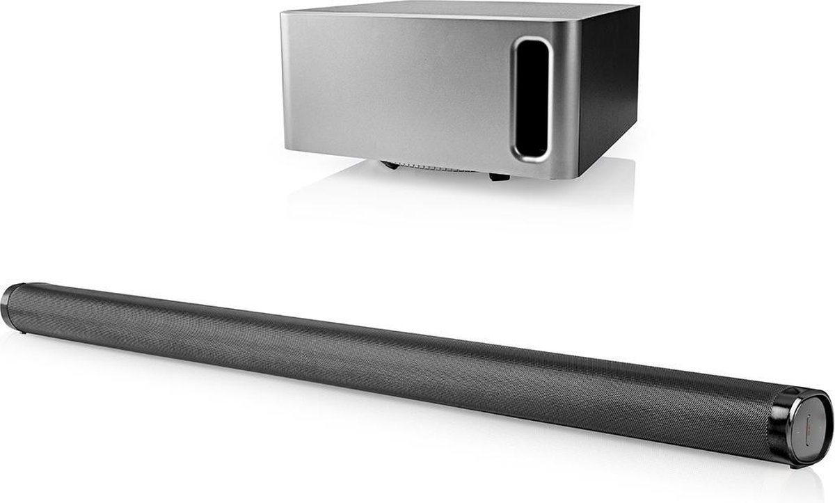 Nedis SPSB420BK Soundbar 390 W 2.1 Bluetooth® Subwoofer Afstandsbediening Muurbeugel