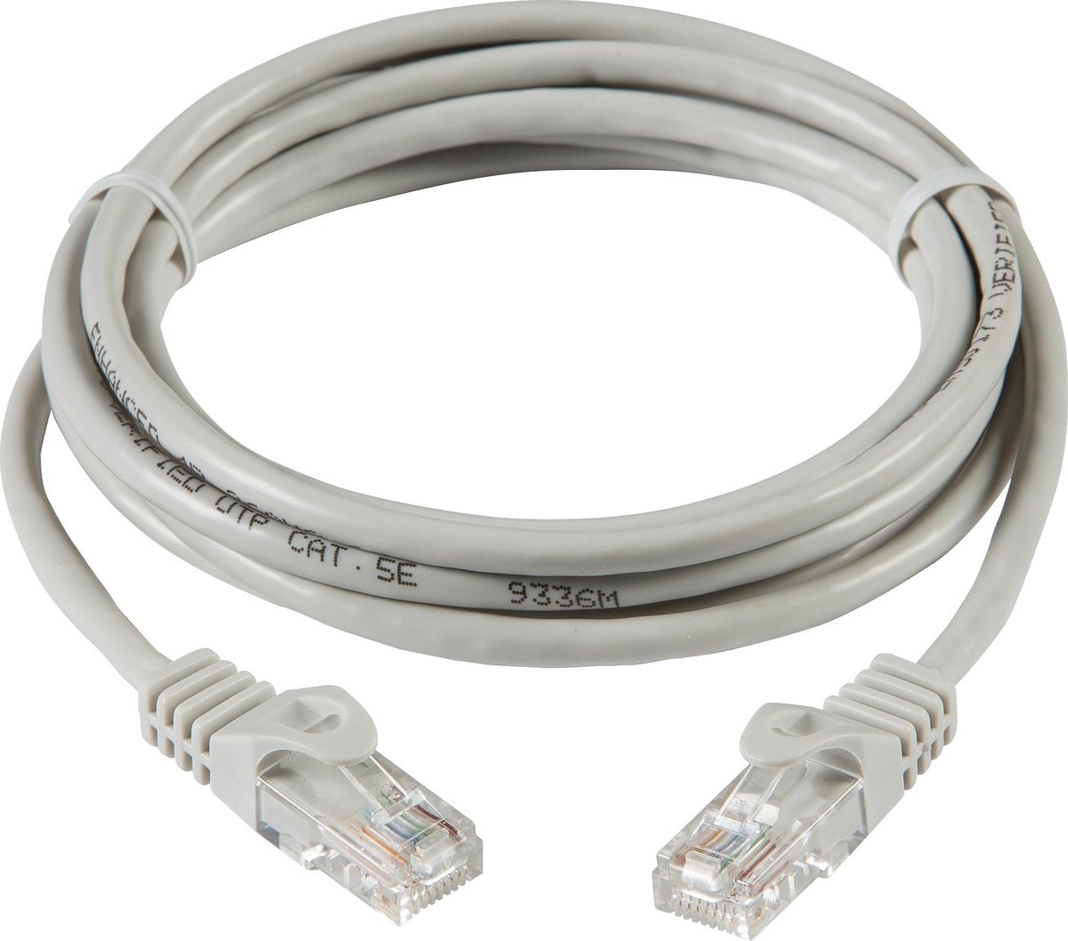 Internetkabel 5 meter - CAT5e UTP kabel RJ45 - Grijs