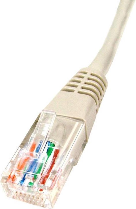 Blueqon - Cat 5 UTP-kabel - RJ45 - 30 m - Grijs