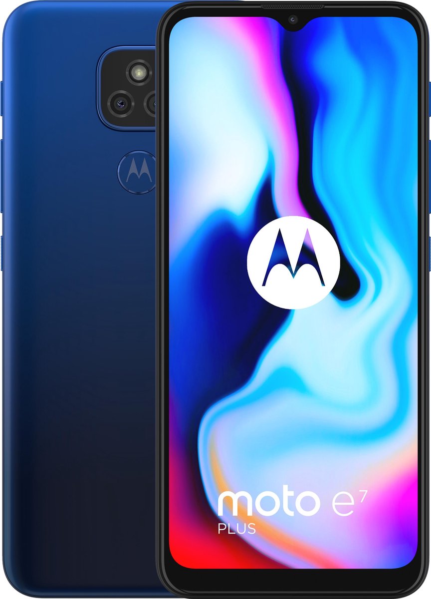 Motorola Moto E7 Plus - 64GB - Misty blue