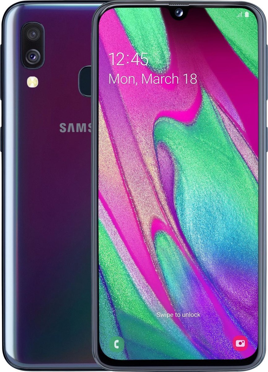 Samsung Galaxy A40 - 64GB - Zwart