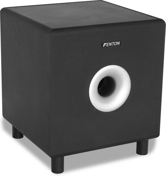 Fenton SHFS08B actieve subwoofer 8 inch 200W voor home cinema kleinere ruimte
