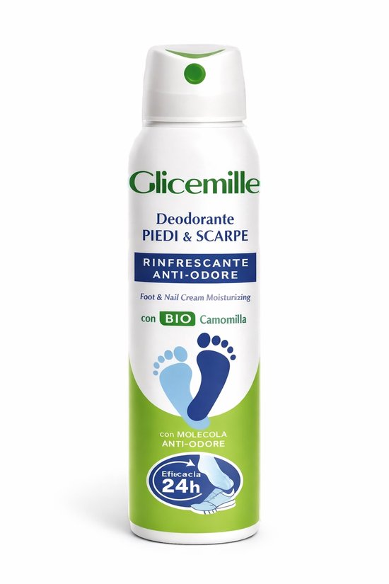 Glicemille Voet Schoen Deodorant Spray 150 ml verfrissend geurremmend