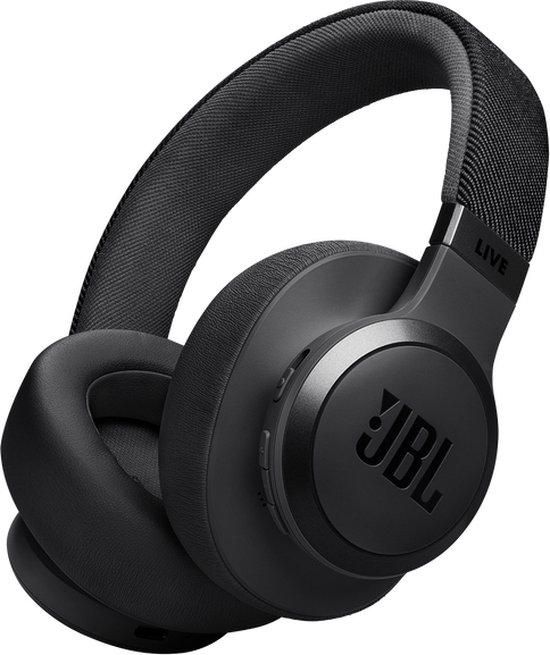 JBL Live 770NC draadloze over-ear koptelefoon met noise cancelling zwart JBL Spatial Sound