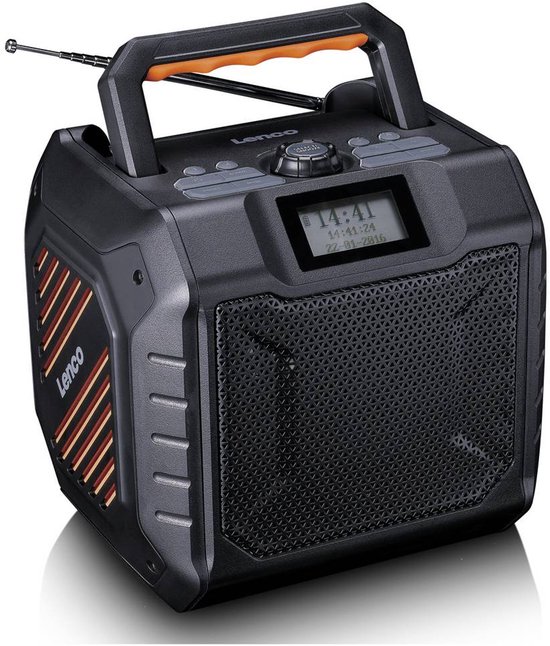 Lenco ODR-160GY outdoor DAB radio met Bluetooth en IPX5 waterbestendigheid in grijs