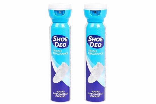 2x Schoendeo Schoenparfum 200 ml schoenspray duo