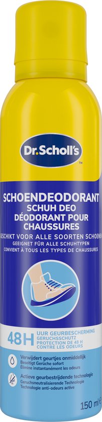 Scholl Fresh Step Voetspray Deodorant 150 ml blauwe spraybus
