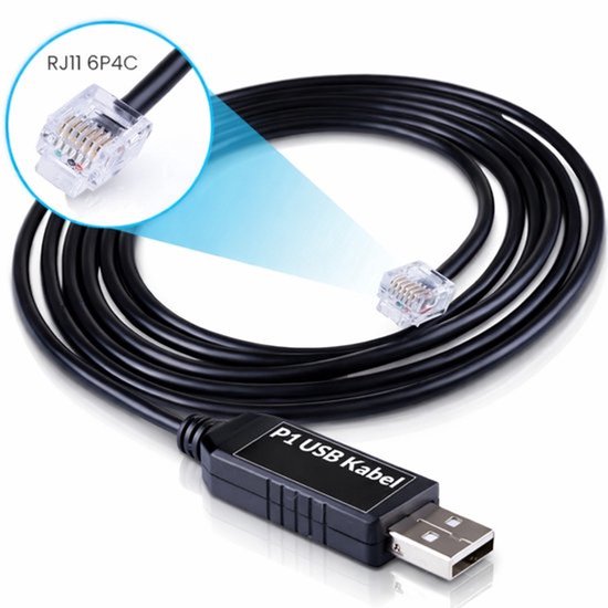 Twenty4Seven Slimme Meter WiFi P1 meter USB RJ11 Home Assistant