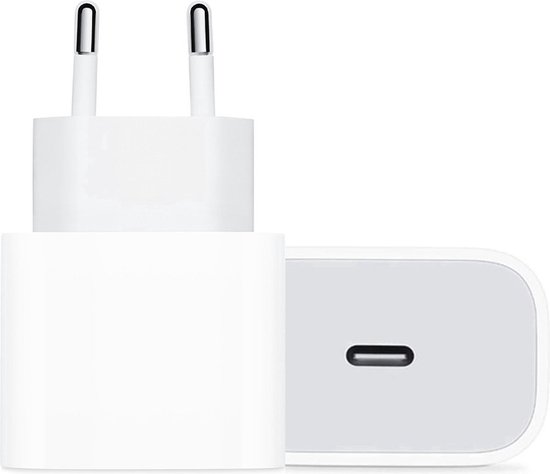Universeel USB-C adapter 20W oplader voor Apple Samsung en meer