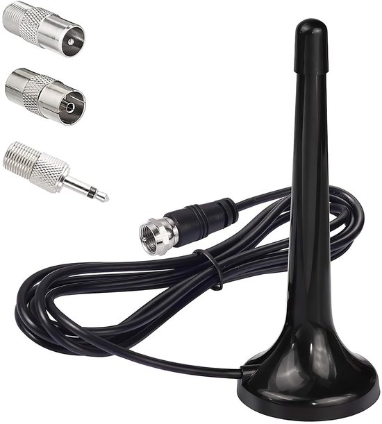 YNKKVRE indoor DAB radioantenne voor hifi met magnetische voet en 3 meter kabel