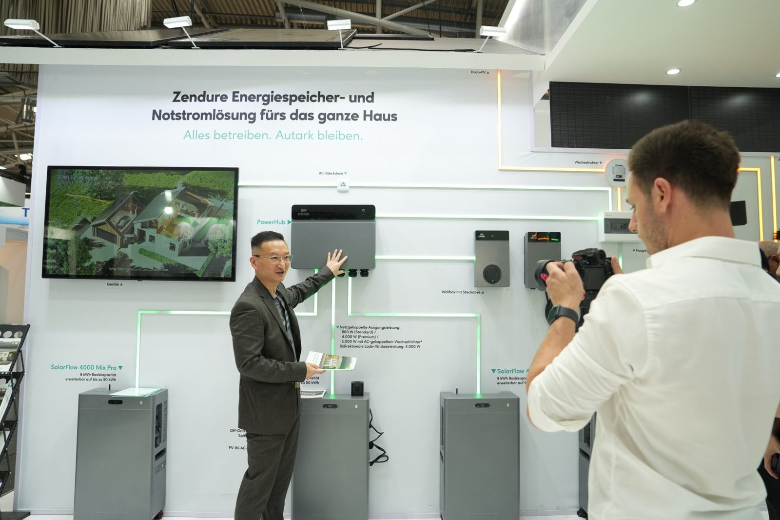 Zendure PowerHub en SolarFlow 2400 Pro demonstratie